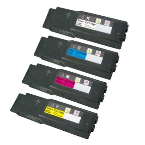 Xerox Phaser 6600 / WorkCentre 6605 High-Yield Compatible Toner Cartridge 4-Pack Combo_Inkjets